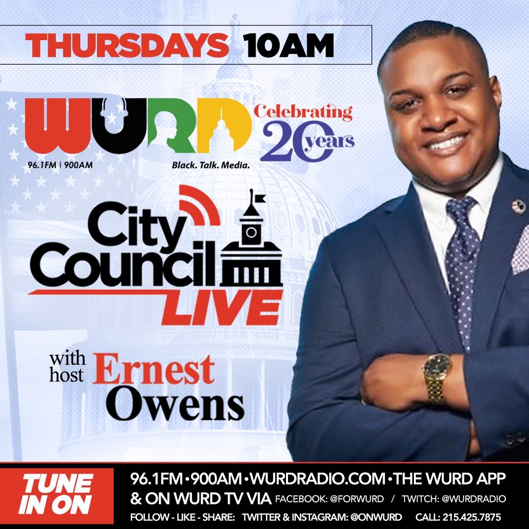 IT’S OFFICIAL! I’M THE NEW HOST! It is with great honor that I’m pleased to announce that I’m the new host of Philadelphia City Council Live on <a href="/onwurd/">WURD Radio</a> Radio! ✨

Every Thursday from 10 am to 1 pm, you can expect to hear me live during each weekly Philadelphia City Council