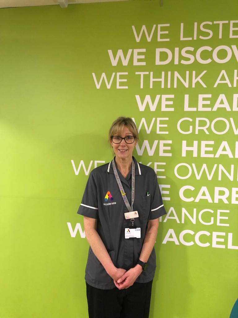 HayleyTDobbin's tweet photo. Today is #InternationalNursesDay and throughout the day I want to appreciate all the hard work the team put into being the best nurses to support our patients so thank you Jane Hampson for making our patients feel comfortable and listened too @AccelerateCIC  @karenlowerlimb https://t.co/CAShgWhSju
