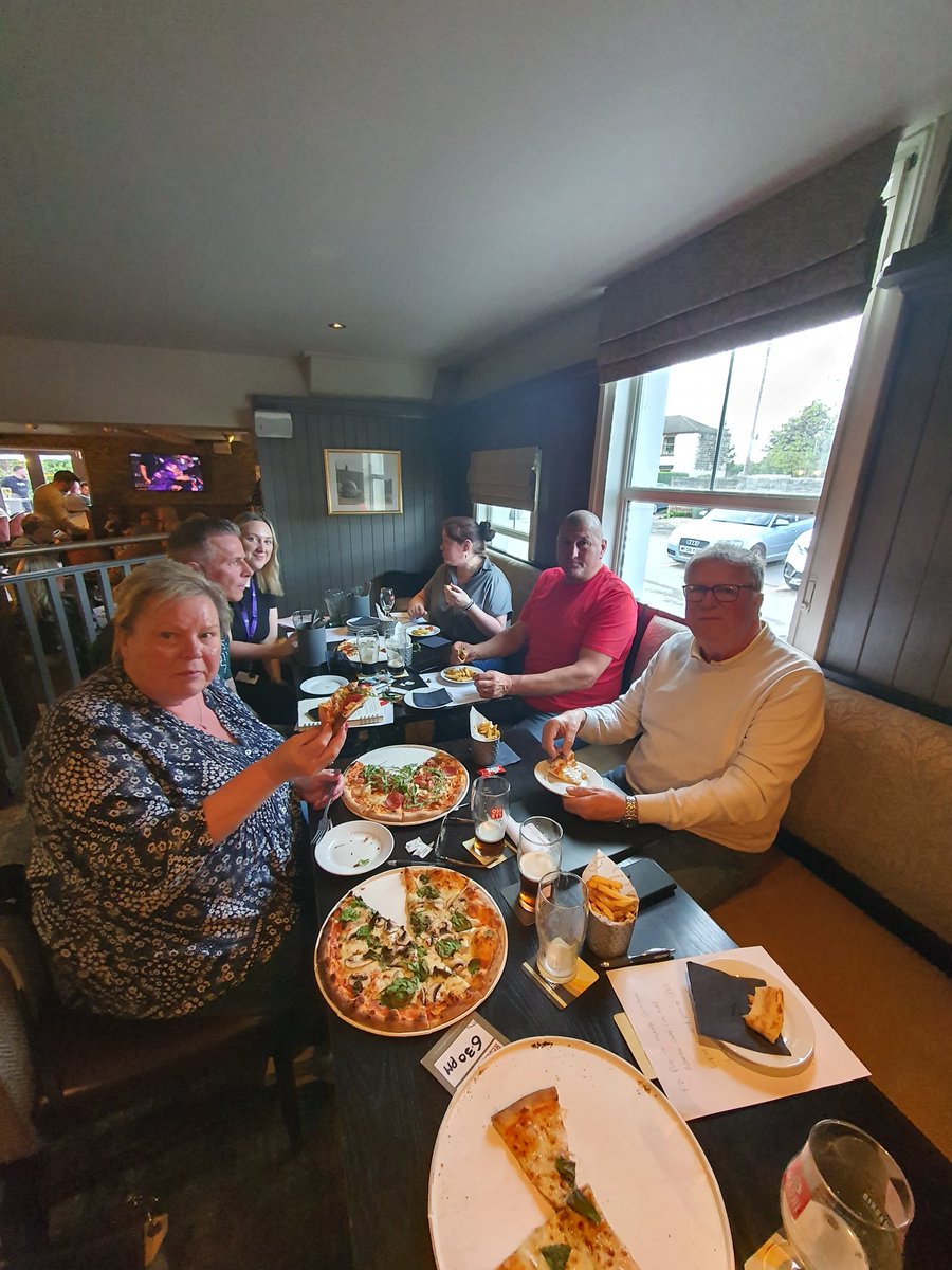 We had a fantastic meeting at The Boot &amp; Shoe who kindly supplied pizzas and chips for us. Thank you guys. If you're around Ackworth, check them out.