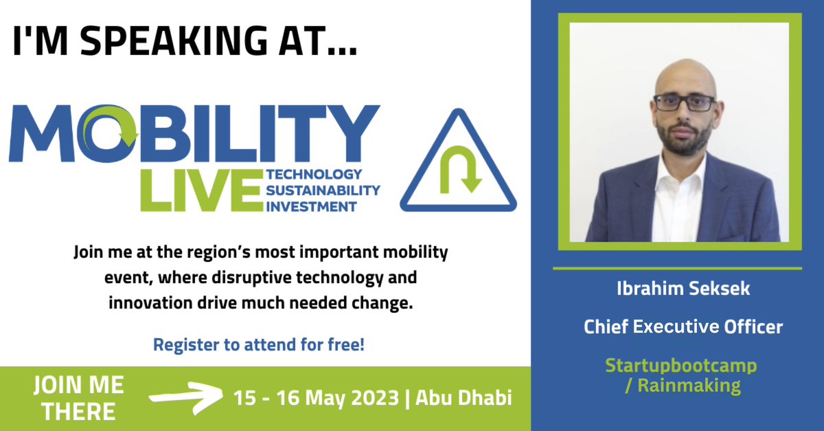 📢 Our CEO, Abe Seksek, will be speaking in the panel on 'Transforming urban mobility to create an ecosystem of affordable, multi-modal, connected, and on-demand mobility options'  at @MobilityLiveME on May 15th. 

🗓️Register now: bit.ly/3HhlbZQ 

#MobilityLiveME