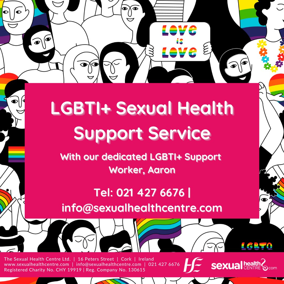 Did you know we have a dedicated LGBTI+ Sexual Health Advisor? 🏳️‍🌈 Get in touch with Aaron today to make an appointment by calling 021-4276676 or emailing Aaron@sexualhealthcentre.com.
#CorkLGBTAwarenessWeek #LGBTsupport #LGBTadvisor #freesupport #inclusiveworkplace #LGBTinclusive