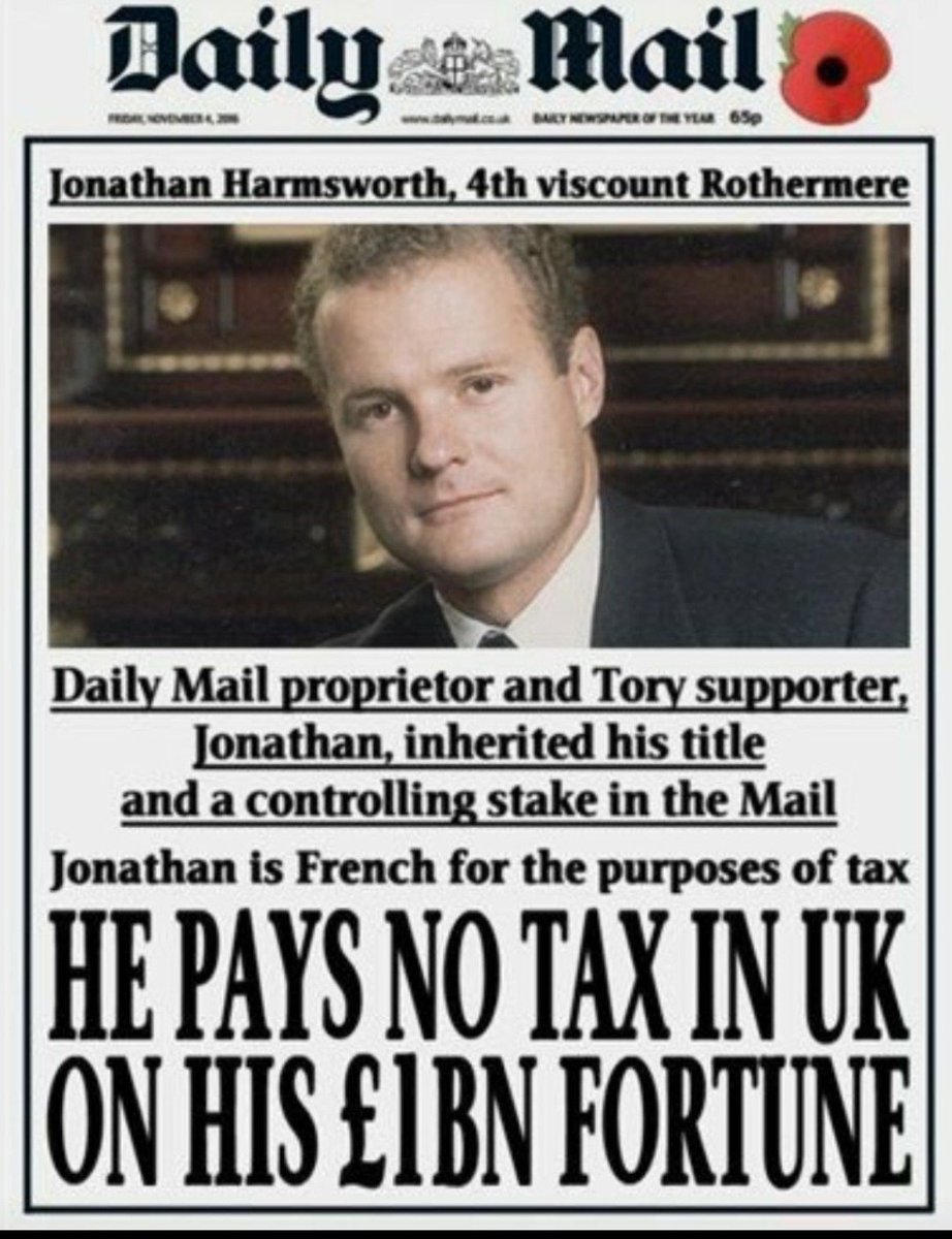 Jonathan Harmsworth and Daily Mail's operation is part of the #ToxicBritishPress