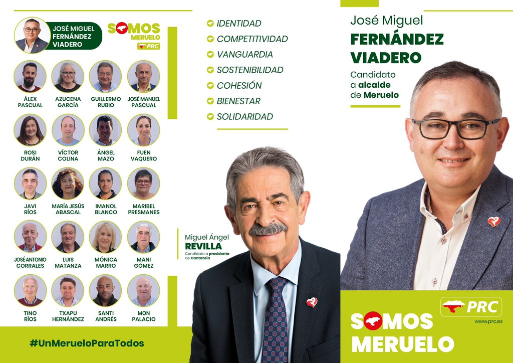 1️⃣2️⃣Acciones que harán un #Meruelo mejor para todos.
🤝Junto a mi equipo de #PRC Meruelo, os presentamos acciones realistas y posibles con un uso racional del dinero 💶de nuestro municipio.
🗳El próximo #28deMayo vota <a href="/prcantabria/">PRC Cantabria</a> 

#UnMerueloParaTodos #SomosMeruelo #Cantabria