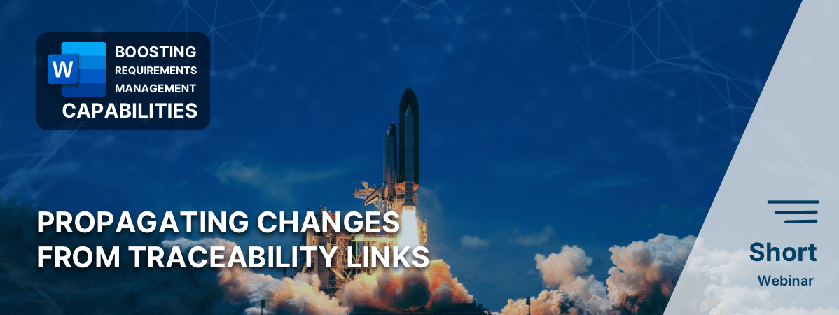ReuseCompany's tweet image. "Preserving consistency while propagating traced items" 
Seems pretty hard, right?

... Well it's actually not that hard if have our Add-in to help you.

Tune in May 23 &amp;amp; 25 to learn exactly how
#propagate #consistency #traceability #systemsengineering 
ow.ly/wUAK50OlPft