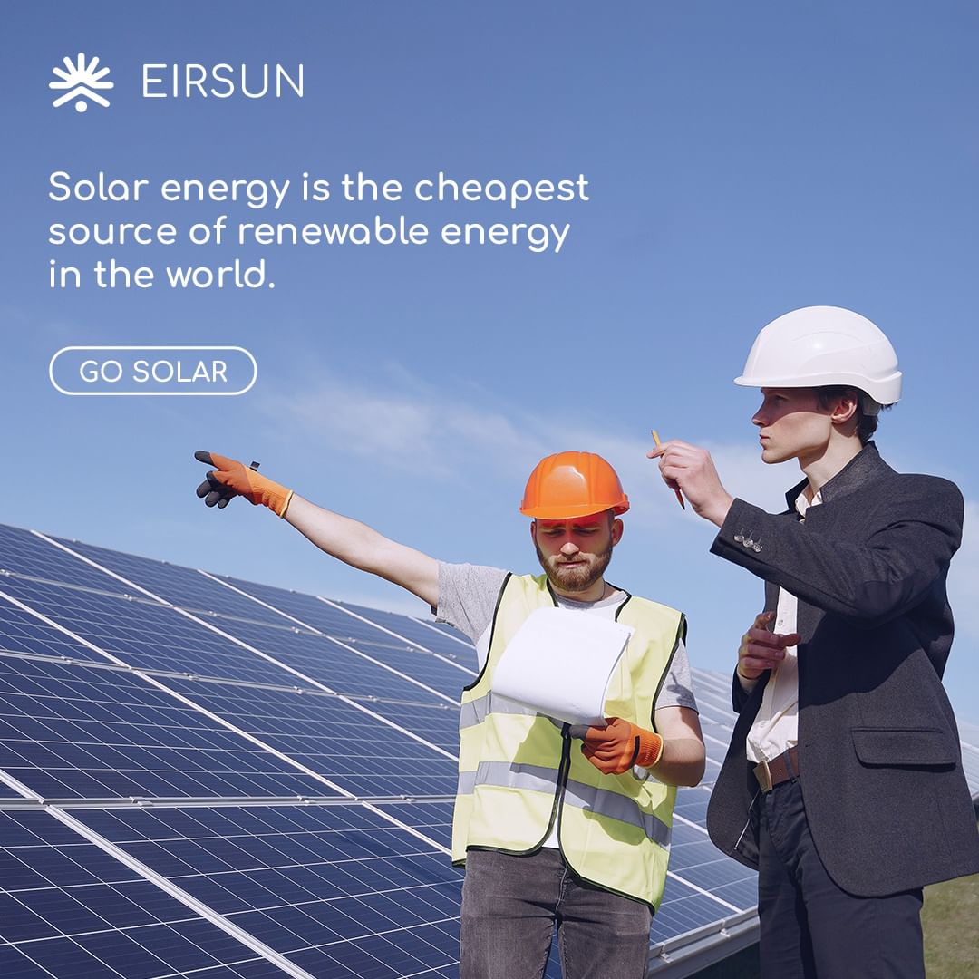 EirsunLimited's tweet photo. Go solar and power your life sustainably! With virtually maintenance-free panels, it's an effortless investment in the future.
.
.

#solar #solarenergy #solarpower #solarpanels #renewableenergy #eirsun #energy #cleanenergy #solarsystem #greenenergy #energiasolar #gogreen #gosolar https://t.co/SJ30NlXQnp