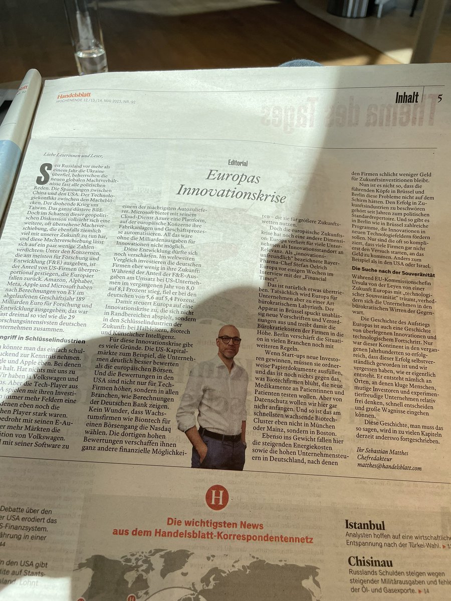 Arne Friedrich (@arnefriedrich) on Twitter photo Verhältnismäßig geringe Investitionen in die Zukunft, Bürokratie, steigende Energiekosten, hohe Unternehmenssteuern… Reichen Maßnahmen wie die Start-up-Strategie der Bundesregierung? 🇩🇪🇪🇺<a href="/handelsblatt/">Handelsblatt</a> #zukunft #innovationen #startups #europa #deutschland Verhältnismäßig geringe Investitionen in die Zukunft, Bürokratie, steigende Energiekosten, hohe Unternehmenssteuern… Reichen Maßnahmen wie die Start-up-Strategie der Bundesregierung? 🇩🇪🇪🇺<a href="/handelsblatt/">Handelsblatt</a> #zukunft #innovationen #startups #europa #deutschland