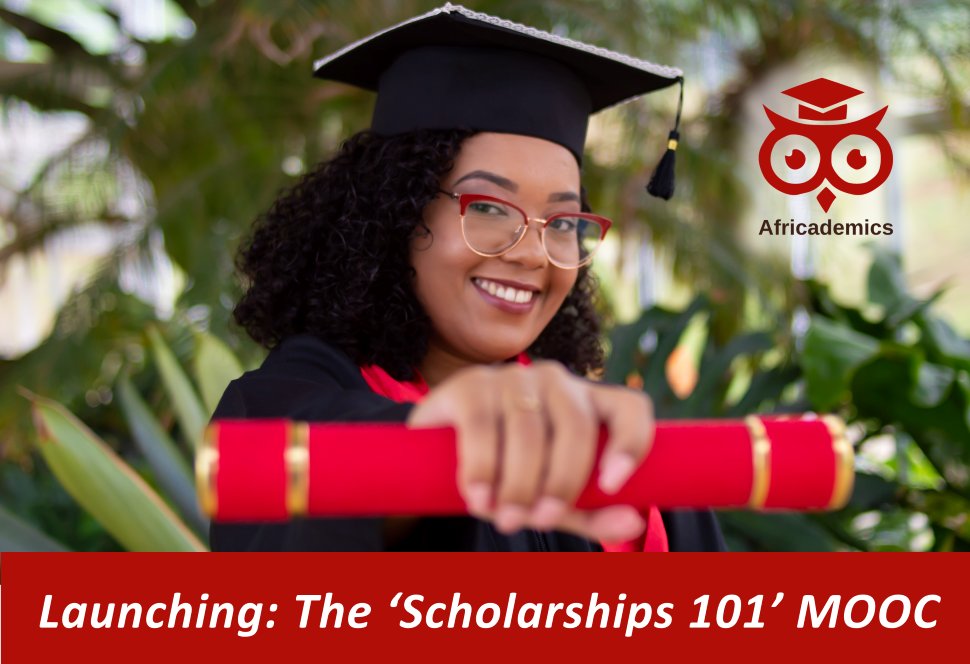 Our free 'Scholarships 101' #MOOC is finally live! Head over to our new online learning platform and check out the first course module which introduces the different types of #scholarships and #funding opportunities 🔥🎓 Link: bit.ly/3nRfvzp

#africademics #africa #study