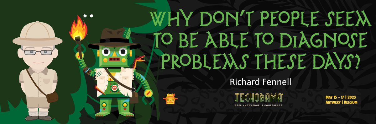richardfennell's tweet photo. I am really looking forward to delivering my session 'Why don't people seem to be able to diagnose problems these days?' and seeing old friends at @TechoramaBE next week.  
https://t.co/Nipl2BQWAT https://t.co/QIIoN1yoZM