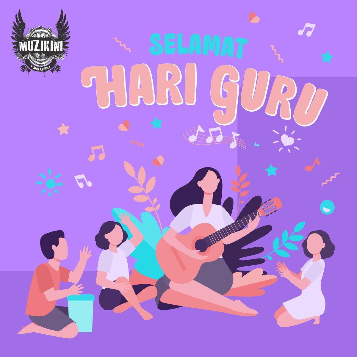 Selamat Hari Guru semua.

Hargailah jasa guru-guru kita semua yang telah bertungkus lumus mendidik kita. 

#Muzikini #HariGuru #cikgu #16Mei #pendidik #ilmu #jasamu #terimakasih #May