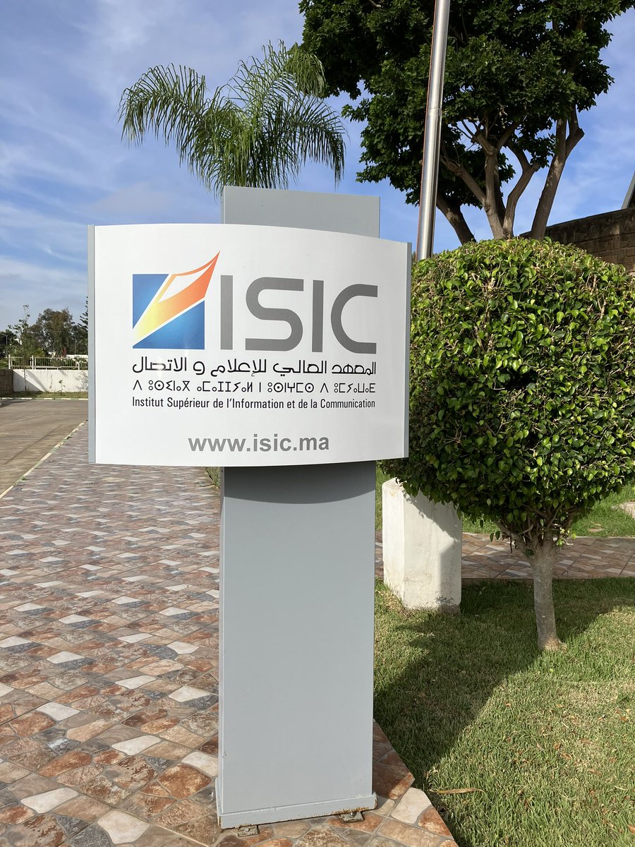 Lisa Bolz (@lisabolz) on Twitter photo C’est parti pour deux jours de colloque sur le « Journalisme 4.0 » a <a href="/ISICRabat/">ISIC Rabat</a> - Ce que le numérique fait au journalisme, ce que le journalisme fait au numérique. Ravie pouvoir présenter mes travaux sur le journalisme sur TikTok dans un tel cadre international. C’est parti pour deux jours de colloque sur le « Journalisme 4.0 » a <a href="/ISICRabat/">ISIC Rabat</a> - Ce que le numérique fait au journalisme, ce que le journalisme fait au numérique. Ravie pouvoir présenter mes travaux sur le journalisme sur TikTok dans un tel cadre international.