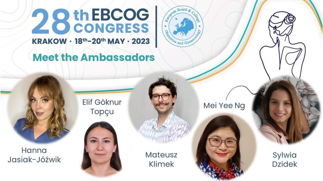 We would like to introduce our newest group of Social Media Ambassadors for the EBCOG 2023 Congress. Please follow the #EBCOG2023 hashtag to be a part of their congress experience.