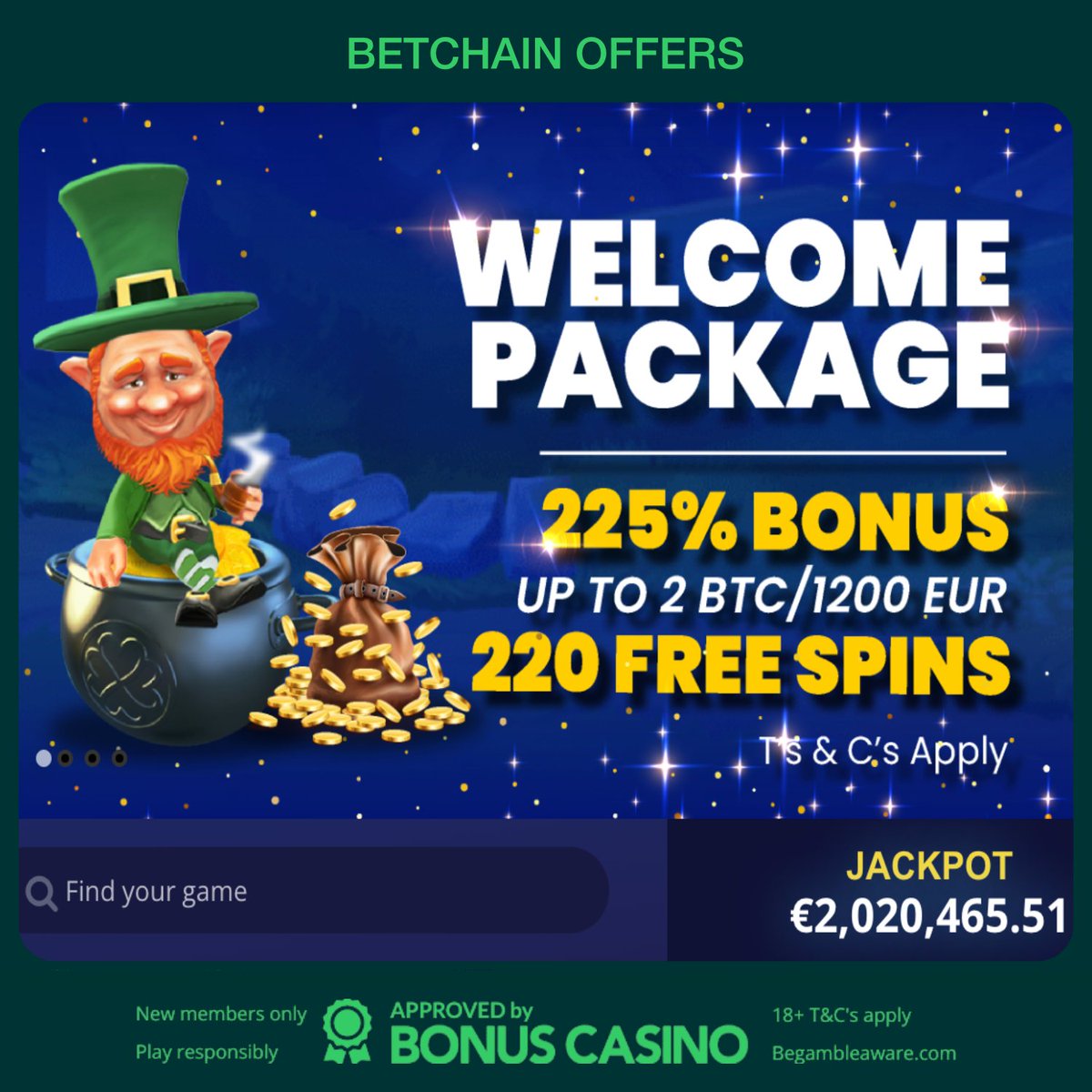 Looking for a solid #crypto brand? @Betchain you'll find anything you need in terms of promos & support😎 #bitcoincasino #bonusday 
bonuscasino.org/casinos/betcha…