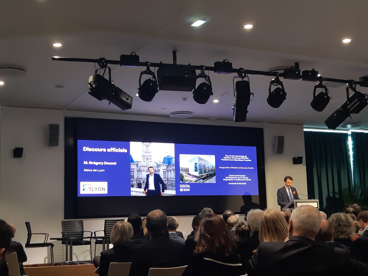 En direct de l'inauguration du #CIRC installé depuis quelques semaines au sein du #Biodistrict Lyon #Gerland