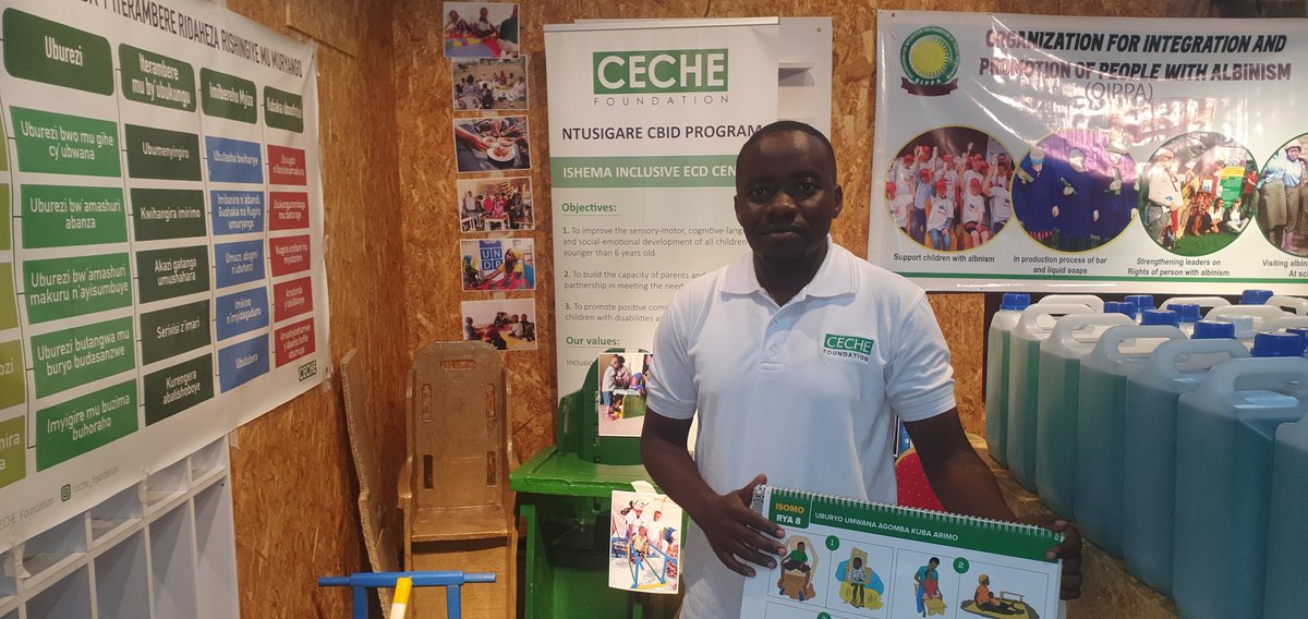 CECHEFoundation's tweet photo. We are at the #KCEV, former camp kigali in CSOs week. Please visit us and learn how our CBID program is inprouving lives of children with disabilities and their famies in @BugeseraDistr.  With support from @GovernanceRw and @UNDP_Rwanda https://t.co/AoiLMCuLh0