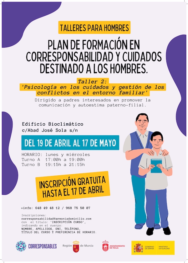 Hoy a las 19:15h en el Edificio Bioclimático, Taller: Psicología en los cuidados y gestión de los conflictos en el entorno familiar.  

yecla.es/agenda/taller-…