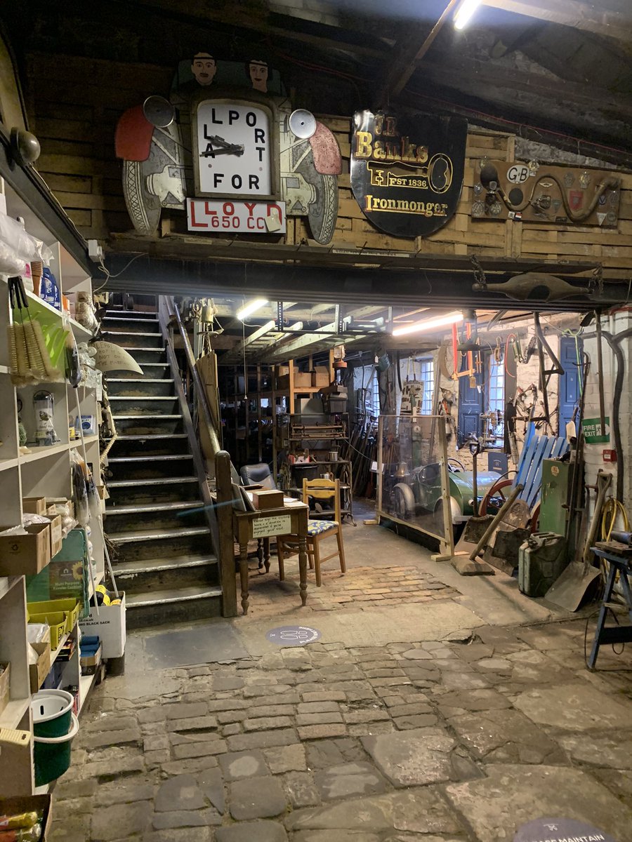 If you are visiting my hometown of #cockermouth I highly recommend a trip to <a href="/Banksironmonger/">JB Banks Cockermouth</a> ! It’s not only a fantastic heritage shop - almost  200 years old - they have an amazing museum at the back of untouched workshop and offices #heritage #history #cumbrian