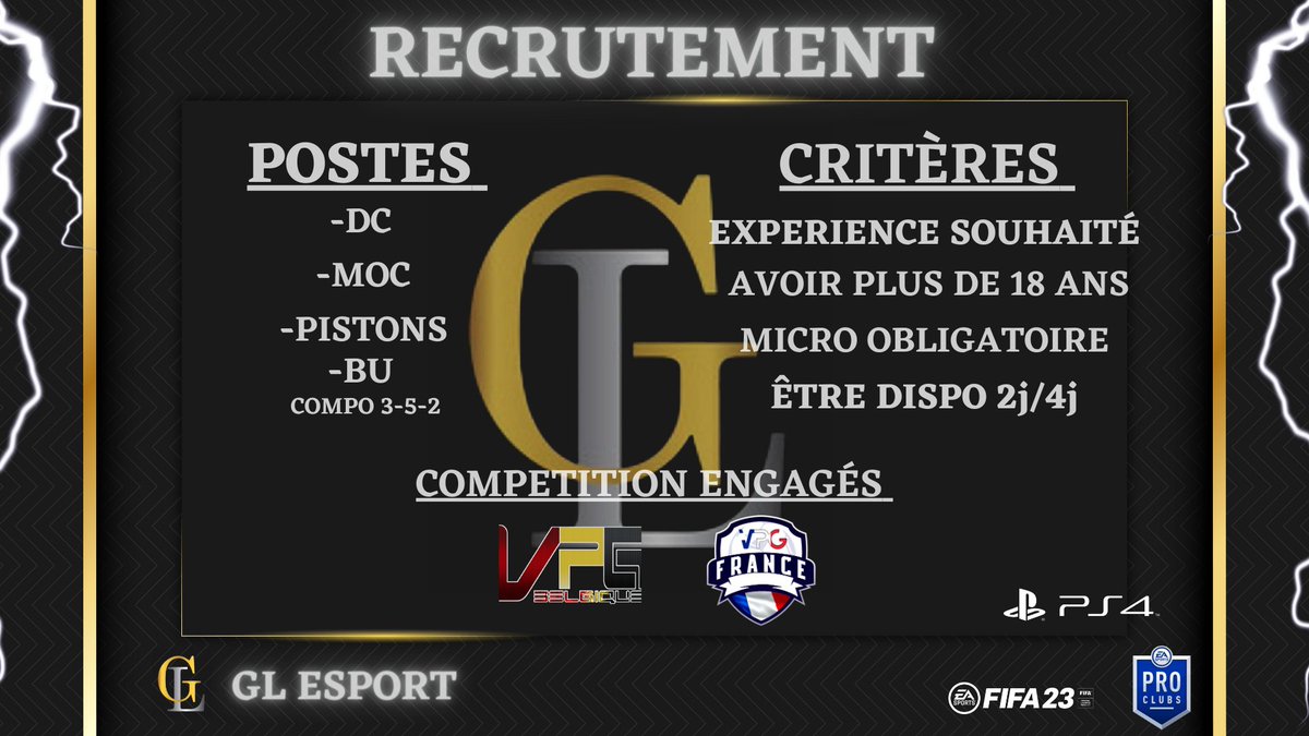 Bonjour à tous,

Nous continuons nos tests pour les prochaines compétitions,

<a href="/VPGFrance_/">VPG France</a>
<a href="/belgique_vpg/">VPG BELGIQUE 🇧🇪</a>
<a href="/AgentDuCP/">Agent Du Club Pro</a>
@CpMercato

Rt APPRÉCIÉ 🙏
DEMANDE OUVERTE 📩