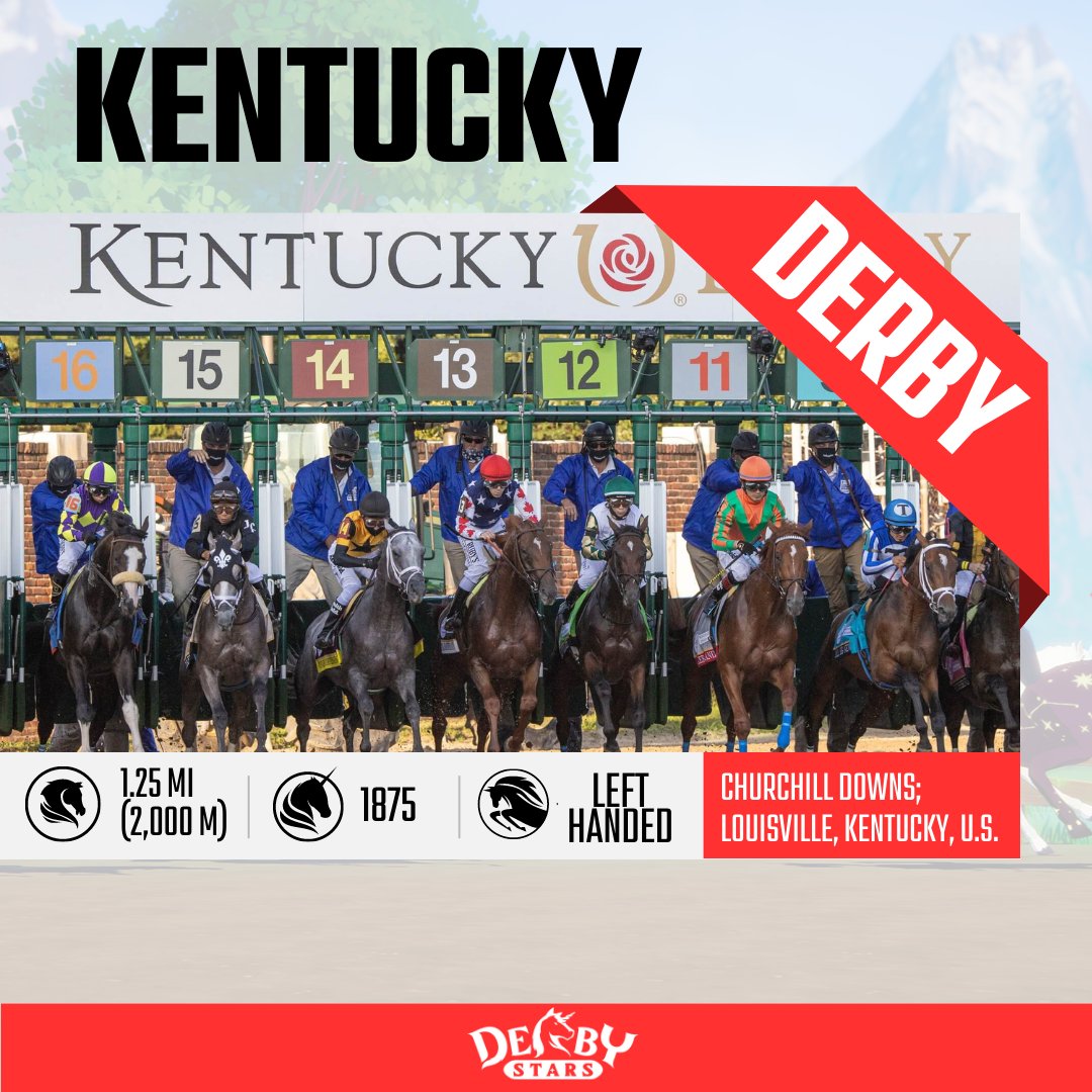 Derby Stars🐴🌟 on Twitter "🐎🏆 Kentucky Derby 🏆🐎 1/🐎 The Kentucky Derby