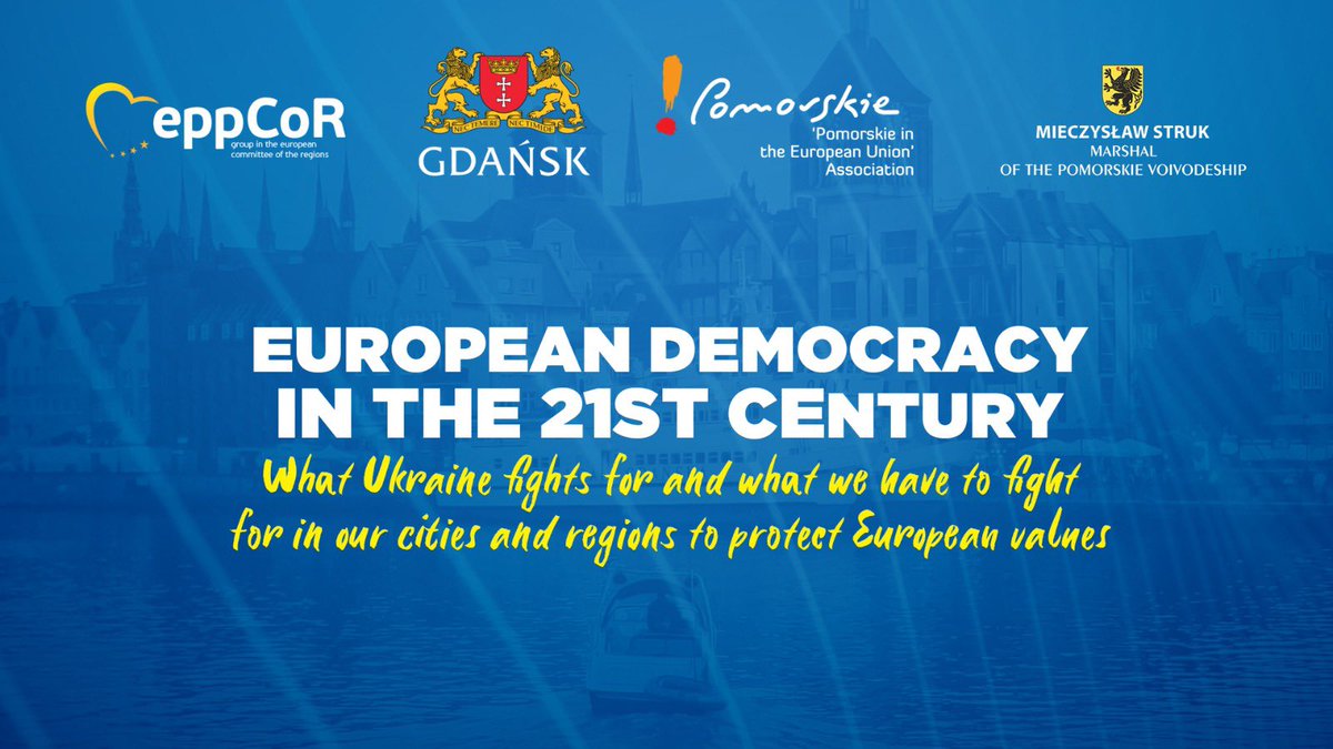 EPP Group CoR (@epp_cor) on Twitter photo Our 2nd panel will include <a href="/AndriySadovyi/">Андрій Садовий</a> <a href="/strukmieczyslaw/">Mieczysław Struk</a> <a href="/AAbramavicius/">ArnoldasAbramavicius</a> <a href="/DrenjaninJelena/">Jelena Drenjanin</a> and <a href="/E_Lukosius/">Edvardas Lukošius</a> from <a href="/edsnet/">European Democrat Students</a>.
🔴 follow live bit.ly/3VSIEGK
📄 agenda bit.ly/3pB0G4w
<a href="/Pomorskie_EU/">Pomorskie in the EU</a>
<a href="/gdansk/">Miasto Gdańsk</a>
<a href="/OGeblewicz/">Olgierd Geblewicz</a>
<a href="/Dulkiewicz_A/">Aleksandra Dulkiewicz</a>
<a href="/strukmieczyslaw/">Mieczysław Struk</a>
#EPPLocalDialogue Our 2nd panel will include <a href="/AndriySadovyi/">Андрій Садовий</a> <a href="/strukmieczyslaw/">Mieczysław Struk</a> <a href="/AAbramavicius/">ArnoldasAbramavicius</a> <a href="/DrenjaninJelena/">Jelena Drenjanin</a> and <a href="/E_Lukosius/">Edvardas Lukošius</a> from <a href="/edsnet/">European Democrat Students</a>.
🔴 follow live bit.ly/3VSIEGK
📄 agenda bit.ly/3pB0G4w
<a href="/Pomorskie_EU/">Pomorskie in the EU</a>
<a href="/gdansk/">Miasto Gdańsk</a>
<a href="/OGeblewicz/">Olgierd Geblewicz</a>
<a href="/Dulkiewicz_A/">Aleksandra Dulkiewicz</a>
<a href="/strukmieczyslaw/">Mieczysław Struk</a>
#EPPLocalDialogue