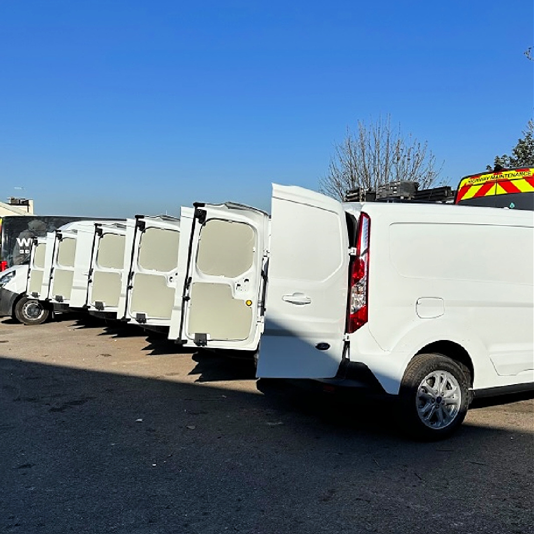 vehicleaccltd's tweet image. This fleet of Ford Connects have come in for the following to be supplied and fitted:
· Grey Poly Lining
· Containerdeck Floor
Call or email us today for a FREE quote
0117 379 0279 / sales@vehicle-accessories.net
#vehicleaccessories #vanconversion #polylining