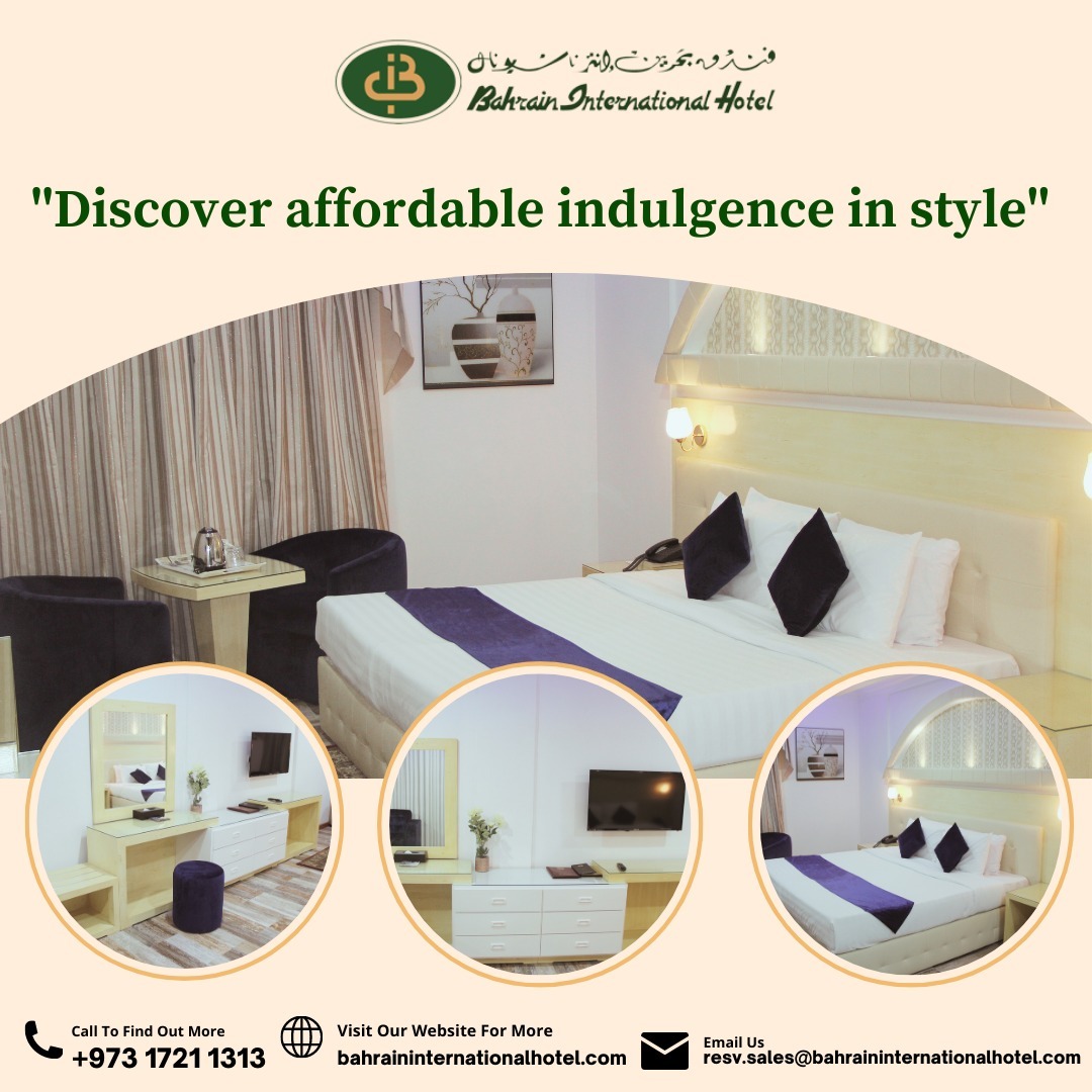 BahrainIntHotel's tweet photo. Bahrain International Hotel offers luxurious 4-star amenities and services to make your stay truly unforgettable. Stay with us and enjoy a unique dining experience.
🌐 https://t.co/11O0C1ypMR
📞 +973 1721 1313

#BahrainInternationalHotel #FourStarExperience #LuxuryLiving https://t.co/rm2UYgds6u