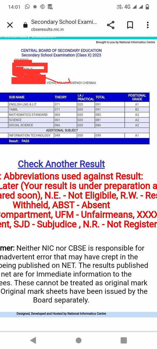 Rowdy18495302's tweet image. எனது மகனின் சிபிஎஸ்இ 10 result வாழுத்துங்கள் மக்களே #cbseclass10 #CbseResult2023 @annamalai_k