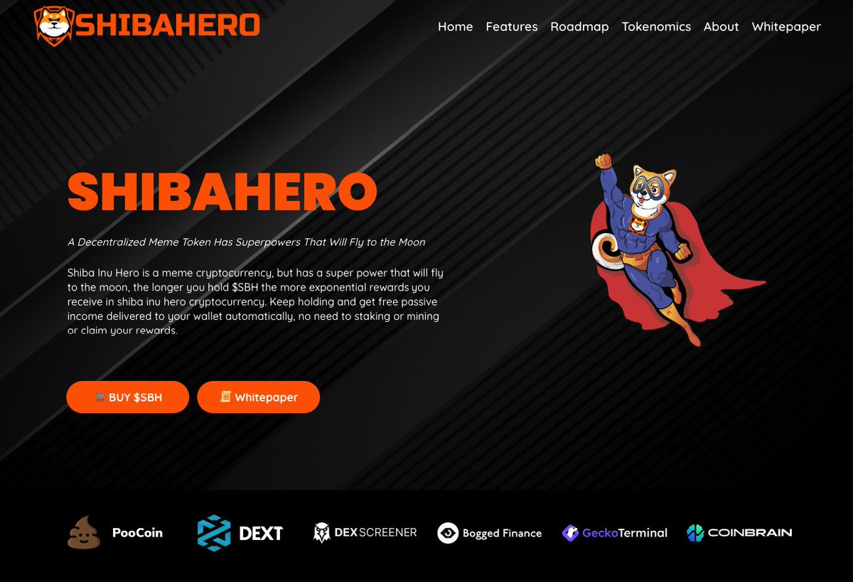 ShibaHeroNet's tweet photo. 🛎️ ShibaHero Claim Airdrop
🔥Binance Chain #Airdrop #BNB
https://t.co/XVc8aCmgFt
📌Contract Address:
0x8A8a54Df53025d020bC34Be64C191f76224B0b0B
✨Name: ShibaHero
✔️Symbol: SBH
🔷Decimal:18
#Airdrop #Airdrops #BSCGemAlert #bscalert https://t.co/chgIorRPjI