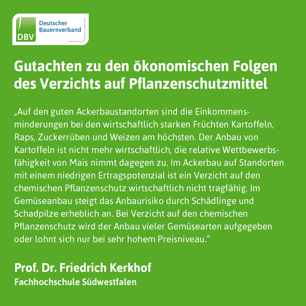 Bauern_Verband's tweet image. Ein Gutachten der FH Swf zeigt die drastischen Auswirkungen der #Pflanzenschutz-Pläne der @EU_Commission in Schutzgebieten auf. Die Folgen in Kürze: massive Ertragseinbußen, Einkommensminderungen und Einstellung des Anbaus vieler Kulturen.
Gutachten➡ bit.ly/3I4Jgnj