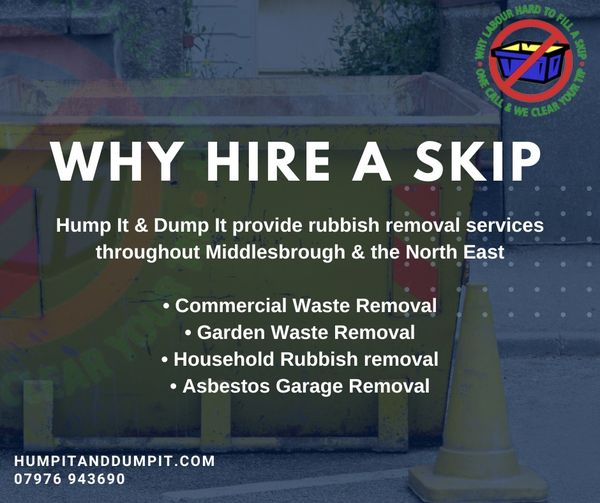Hump It & Dump It provide rubbish removal services throughout Middlesbrough & the North East 📌

Call Chris for a FREE quote today on 07976 943690

#RubbishRemoval #Teesside #Middlesbrough #Redcar #StocktonOnTees #Thornaby #Billingham