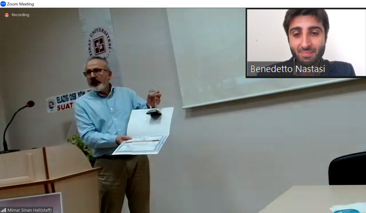 It is such an honor to receive the Best Young #Hydrogen Researcher Award during the #IHTEC2023 organized by <a href="/HidrojenDernegi/">Hidrojen Teknolojileri Derneği</a> from the hands of the President of the International Committee, <a href="/ProfessorDincer/">Ibrahim Dincer</a> from <a href="/ontariotech_u/">Ontario Tech University</a>, for my work in the field of #H2 #smartenergysystems.