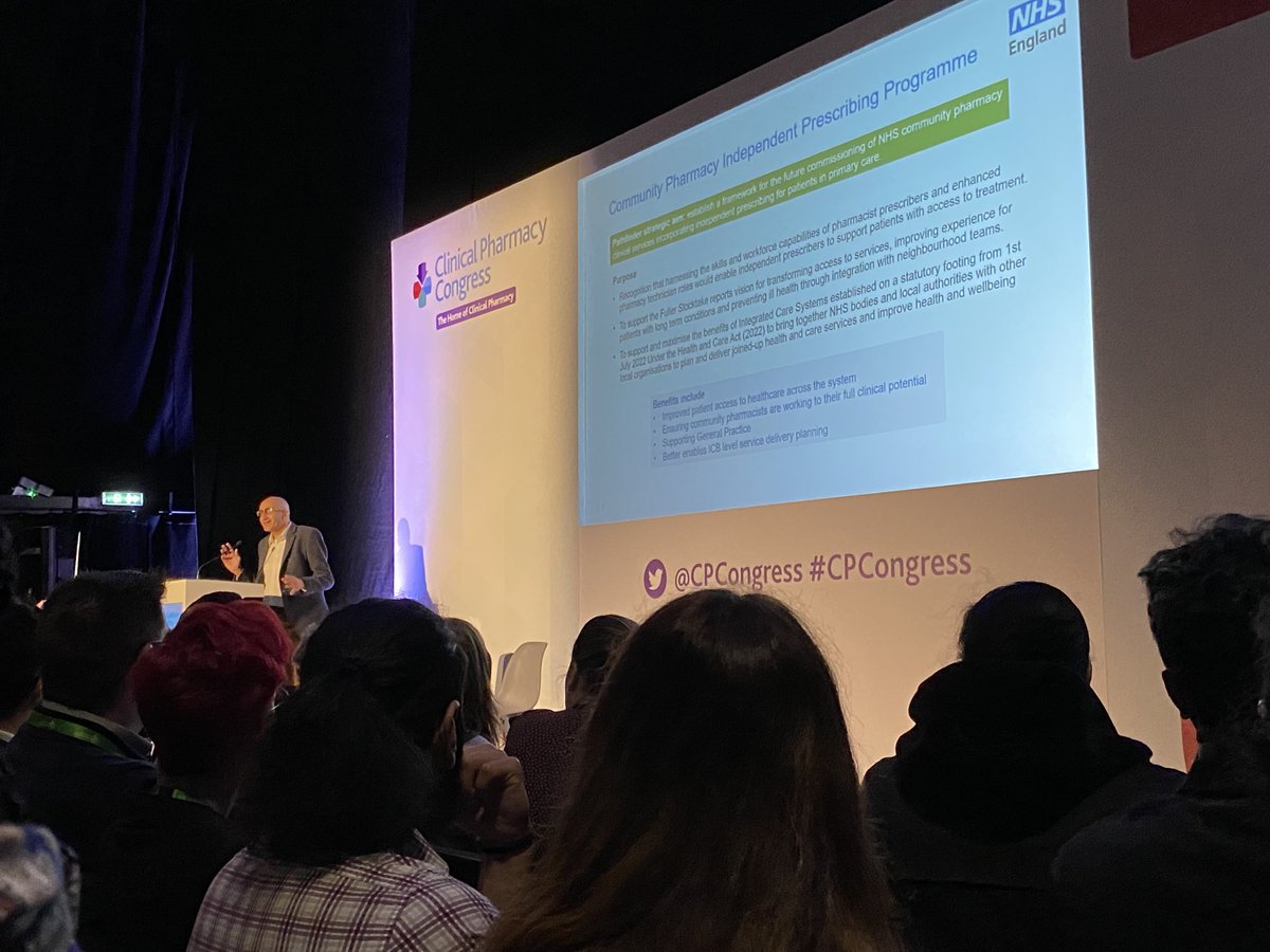 Anne Joshua (@annejoshua01) on Twitter photo <a href="/wasimbaqir/">Wasim Baqir</a> setting out the ambition for the Pathfinder programme for exploring independent prescribing in community pharmacy clinical services at CPC today at a packed theatre. <a href="/wasimbaqir/">Wasim Baqir</a> setting out the ambition for the Pathfinder programme for exploring independent prescribing in community pharmacy clinical services at CPC today at a packed theatre.