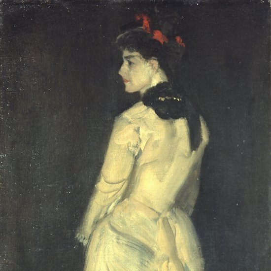 UofGlasgowASC's tweet photo. Louise Jopling was friends with Whistler. As well as correspondence in our #archive, did you know that she also posed for one of his paintings, now @hunterian "Harmony in Flesh Colour and Black" (GLAHA46317)? #JoplingProject https://t.co/XUYFaNCt2M