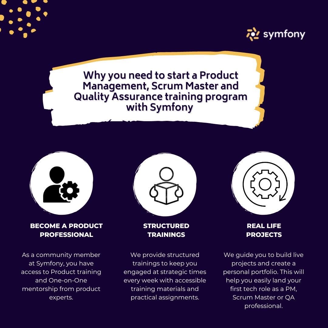 symfonyhq's tweet image. We bring good news!! 

Our next cohort begins in a few weeks! 

Are you looking to take your tech skills to the next level?

Here are three reasons why you should consider starting a training program with this new cohort. 👇🏾

#TechEdu #continuouslearning #ProfessionalDevelopment
