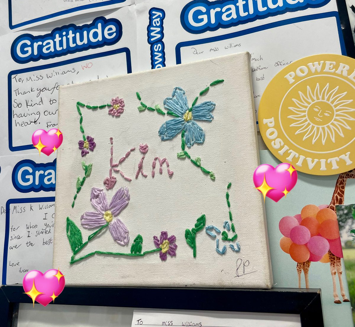 Crying!!!🥺

Another phenomenal embroidery project completed by a wonderful student - but this time, a gift for me! Thankyou FP! 🌟

I am so touched and taken aback by the constant kindness and thoughtfulness shown by Willows Students ❤️ #KindnessIsKey #TheWillowsWay