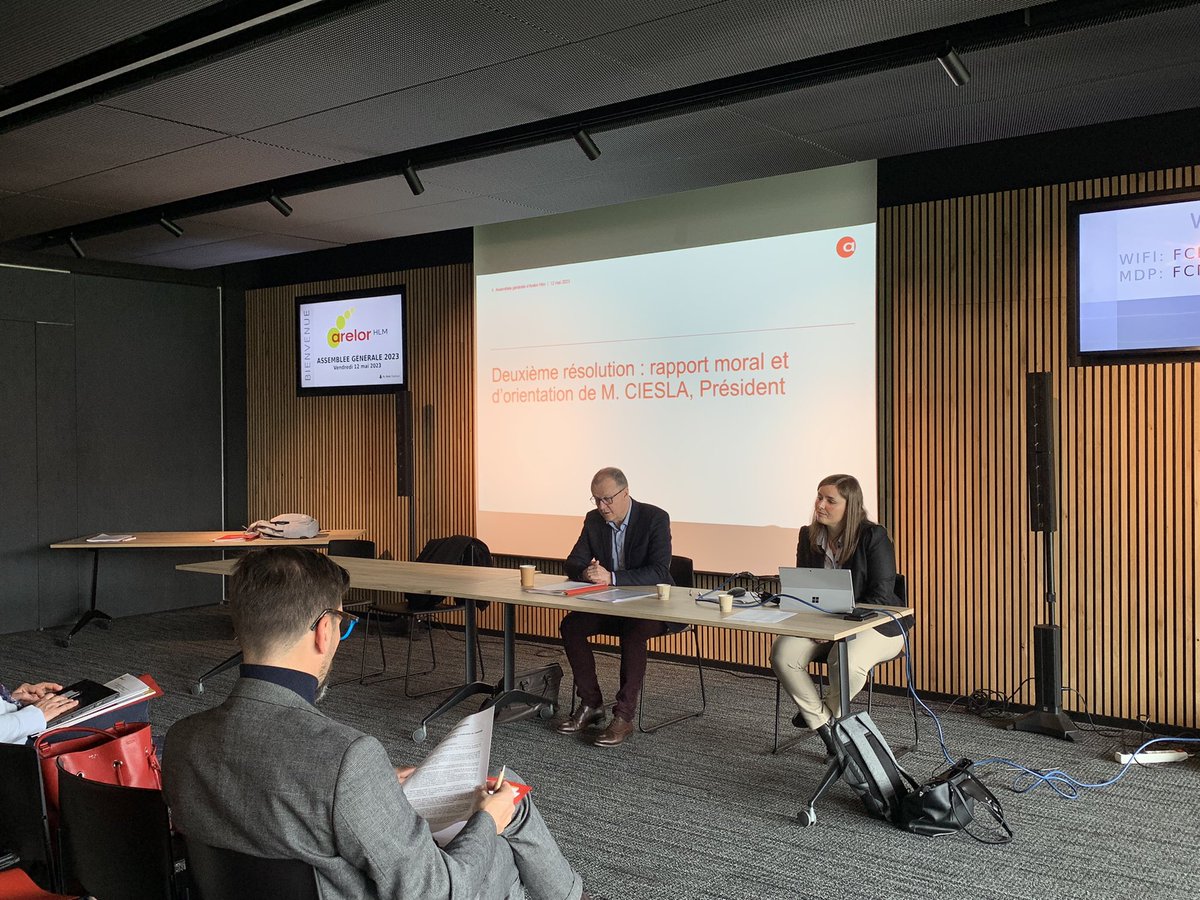 Ce matin, se tient l’Assemblée générale d’Arelor Hlm à Metz. L’association remercie ses adhérents qui se sont mobilisés durant une année 2022 marquée par de multiples crises  <a href="/UnionHlm/">UnionHlm</a> <a href="/FNARhlm/">FNAR</a>