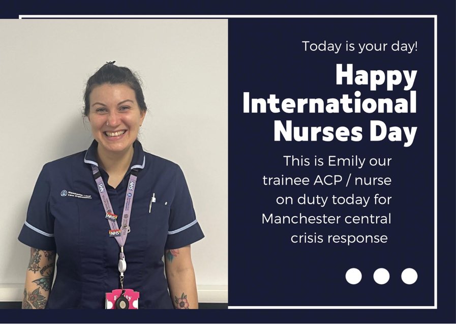 Meet Emily our Trainee ACP with MacMillan background. Proud to have you on our team &amp; what an impact you have on our patients journey ⭐️ <a href="/mcrlco/">Manchester Local Care Organisation</a> <a href="/MFTnhs/">MFT NHS</a> #InternationalNursesDay2023