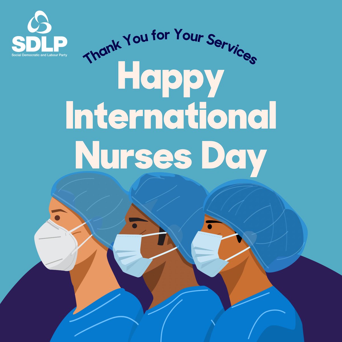 ColinSDLP's tweet photo. ⚕️I would like to say a big thank you to each and every nurse for their care, commitment and compassion.
Your vocation is a noble one, and the @SDLPlive will never stop fighting for you 💪
#InternationalNursesDay2023 @RCN_NI https://t.co/Q08FWOLClb
