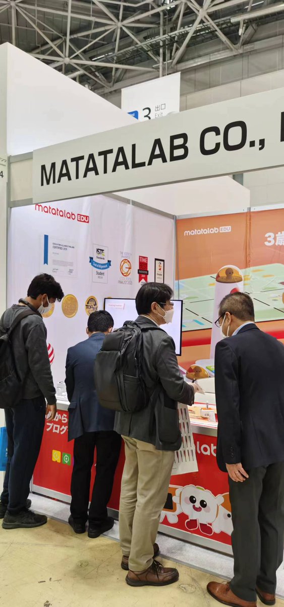MatataStudioEDU's tweet image. Thank you to everyone who came to see us at EDIX Tokyo 🇯🇵
We had a brilliant time in Japan and hope you enjoyed the talk, our tutorial on the VinciBot and learning more about our products 🤖
#edixtokyo #VinciBot #CodingLikeABC #STEMeducation #stemkids #talebotpro