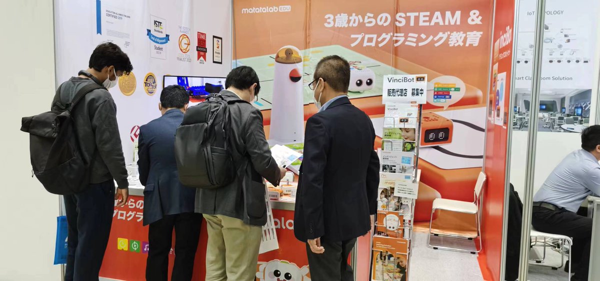 MatataStudioEDU's tweet image. Thank you to everyone who came to see us at EDIX Tokyo 🇯🇵
We had a brilliant time in Japan and hope you enjoyed the talk, our tutorial on the VinciBot and learning more about our products 🤖
#edixtokyo #VinciBot #CodingLikeABC #STEMeducation #stemkids #talebotpro
