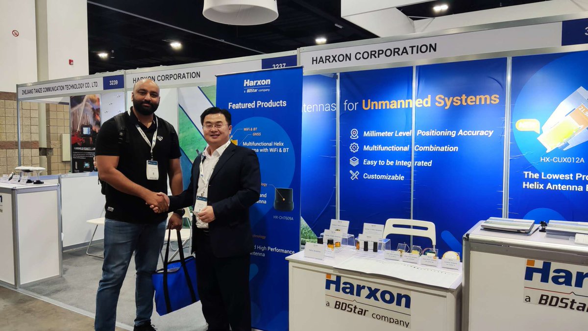 Harxon_Tech's tweet photo. The three-day exhibition has come to an end, and we would like to extend our gratitude to the organizers of #Xponential. We are also deeply grateful to our customers for their attendance and support.#xpo23 #Harxon #GNSS #Helix #UAV #Drones #xponential2023 #unmannedsystems https://t.co/eNNX2HPX3h