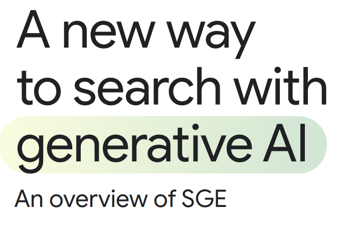 seostratega's tweet photo. Ojo a esto: Google ha compartido un documento de 19 páginas sobre su nueva experiencia de búsqueda con IA integrada (SGE)

El documento explica qué es y qué se puede hacer con SGE, qué límites tiene y qué están haciendo para integrar IA de una forma responsable.

1/15 https://t.co/ITtJnKRxrf