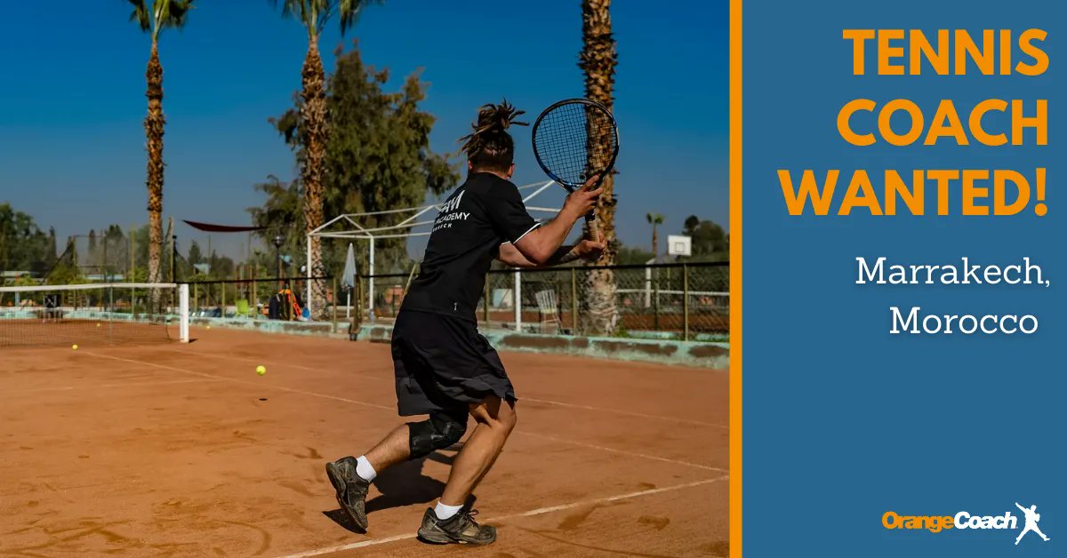 10 years ago, the TeAM (Tennis Academy Marrakech) was born. It is a local tennis school on 2 courts and they are looking for a dynamic junior coach to give tennis lessons to children or adults. 
Copy the link below for more information!
buff.ly/3UsJ6uK

#JobAlert