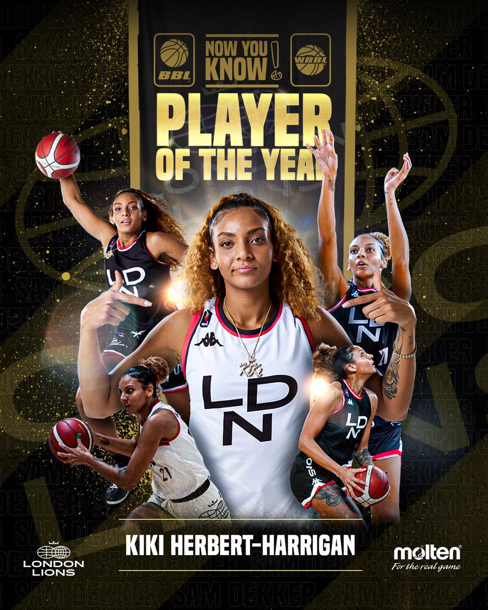 🏆🦁 Congratulations to @londonlionsw’s @2121Mikiah who has been named @MoltenSports Player of the Year for the 2022/23 season! 📲FULL STORY: wbbl.org.uk/kiki-herbert-h… #BritishBasketball