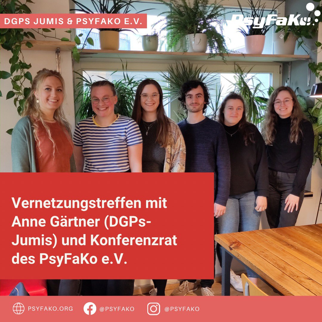 psyfako's tweet photo. Wir freuen uns über das produktive Treffen des Konferenzrats des  PsyFako e.V. mit der Vorsitzenden der Jungmitglieder der @DGPs_JuMis @DGPs_Berlin. Zukünftig wird eine enge Zusammenarbeit angestrebt, um die Interessen Psychologiestudierender zu stärken. https://t.co/uUPcUEBibq