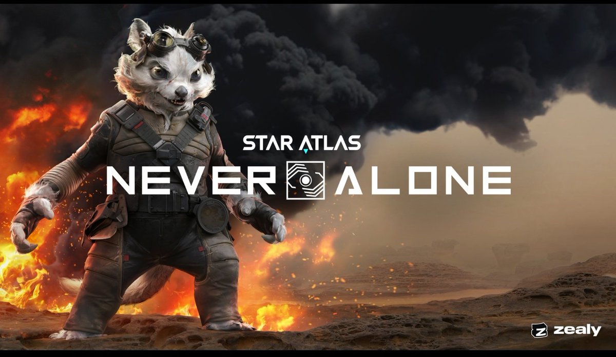 👀 @staratlas has launched it's next of many back to back releases titled never alone. ❗You are not a web3gamer if you are not involved in Star Atlas. 🚀Consider getting involved. Fun fact! StarAtlas makes up more than 3% if #solana transaction. 🧵1/5