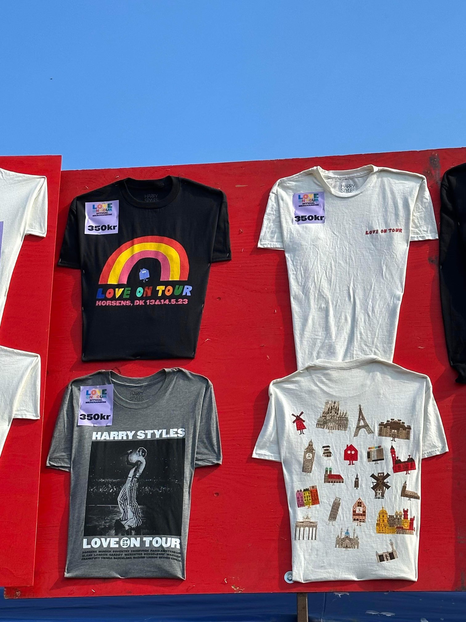 Harry Styles Updates. on X: The merch for the final leg of Love On Tour  (Via lveontour)  / X