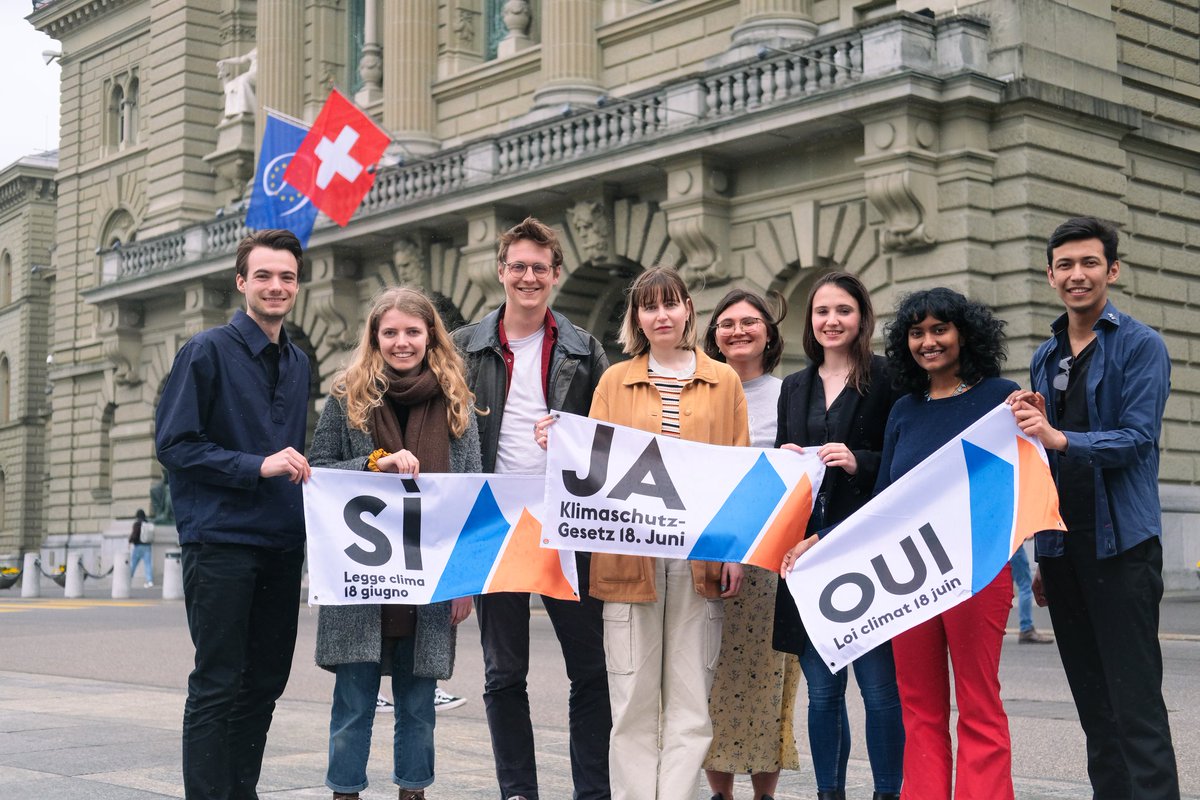 Selon le sondage #SSR, 75% des jeunes disent OUI à la #Loi Climat. Au sein d'une alliance de jeunes partis, nous nous battons précisément pour cela : protégeons ce qui est important pour nous ! Vers le CP 👉bit.ly/loiclimatOUI