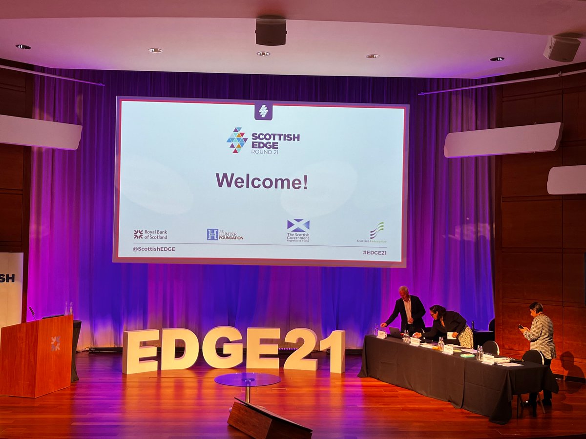 Looking forward to hearing the pitches today, good luck everyone!!! #edge21 #rosalifestyle