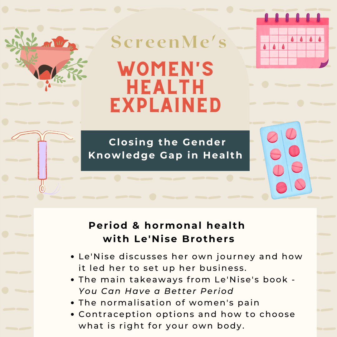 Listen to our latest podcast with <a href="/eatlovemove/">Le'Nise Brothers</a> 

We discuss period and hormonal health - including Le'Nise's new book 'You Can Have a Better Period', contraception options, nutrition for hormonal balance and more! 

open.spotify.com/episode/7r1nwT…