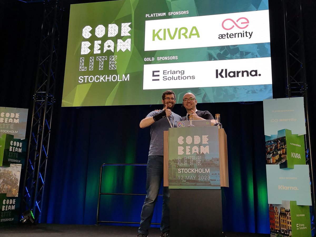 Andreas Löscher from <a href="/WhatsApp/">WhatsApp</a> announced by our amazing host <a href="/kikofernandez/">Dr Kiko Fernandez-Reyes</a> is ready to give his talk about #Buck2 - Meta’s next generation large-scale build tool used to build most code within Meta.

#codeBEAM #weBEAMtogether